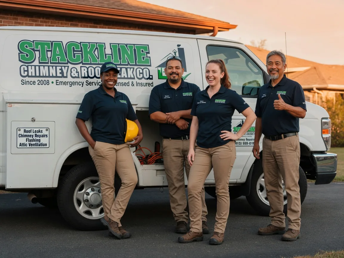 Chimney flashing repair company in Blessing, TX